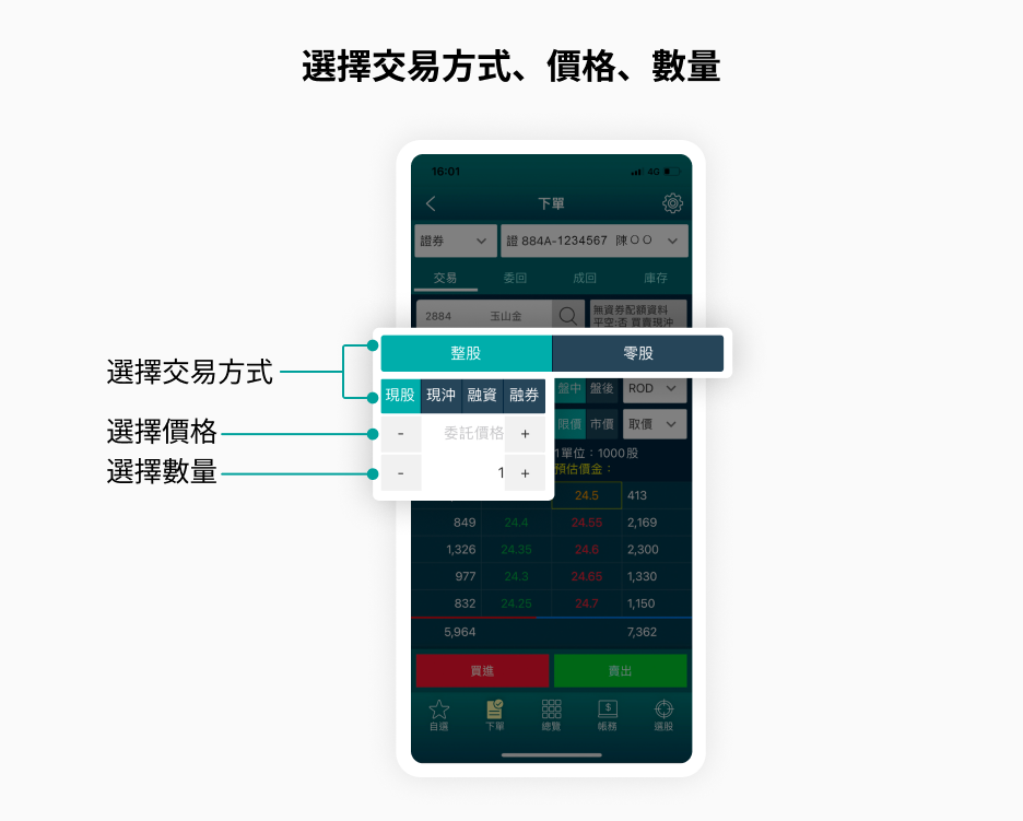 APP交易使用說明 APP交易使用說明