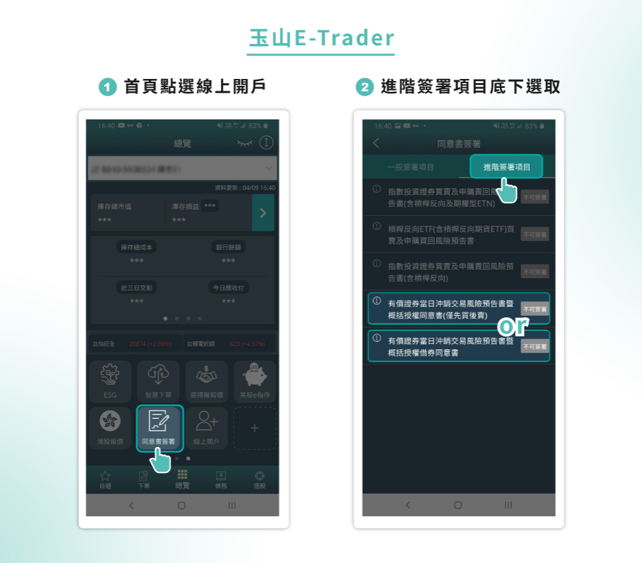 E-Trader簽署當沖教學